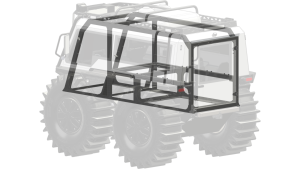 Fat Truck 2.8 wagon with rear ROPS roll over protection system accessory for passenger safety in extreme terrain operations
